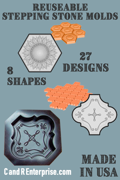 Celtic knot stepping stone mold  Stepping stone molds, Concrete stepping  stones, Decorative stepping stones