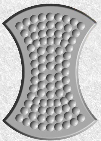 Dogbone hourglass mold design