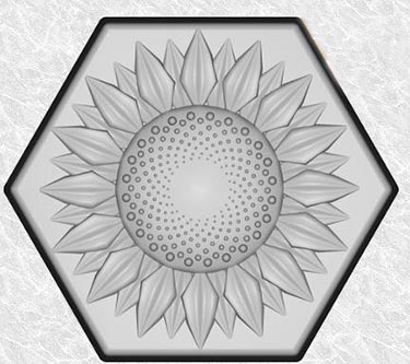 Sunflower mold design