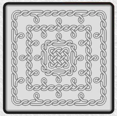 Fine celtic knots mold design