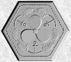 Stepping Stone Mold 009 - Hexagon - Bass, Anchor & Propeller